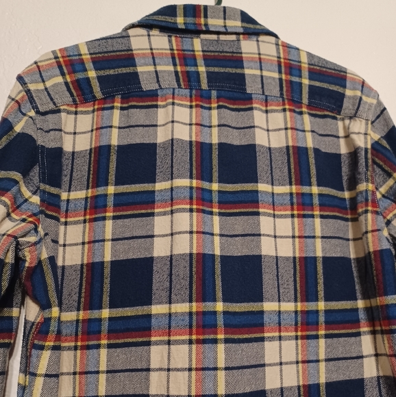 American Eagle Heritage button down shirt men's medium colorful plaid cotton - Picture 8 of 8